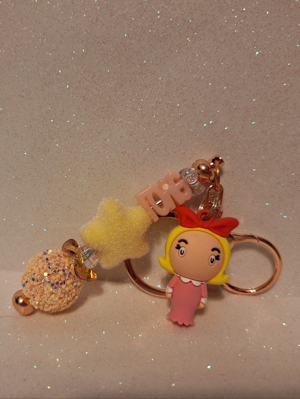 Hallmark Cindy LOU WHO Grinch Charming Doll Keycahin New